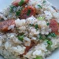 oBsession's cooksnap of when they made ガーリック炒飯.