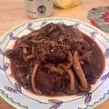 素人娘。20's cooksnap of when they made 鶏胸肉の赤ワイン煮込み.