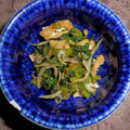 ぽよぽよぽよっちょ's cooksnap of when they made かぶの葉と油揚げの炒め煮.