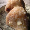 Mahana**'s cooksnap of when they made 梅･おかか･チーズおにぎり.