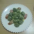 ピーナッツ子♪'s cooksnap of when they made ♪野菜を食べよう♪ほうれん草のニョッキ・チーズクリームソース♪♪.