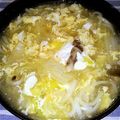 かぴこかぴ's cooksnap of when they made 白菜ときのこのとろとろ卵とじうどん☆.