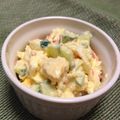 kuuumi's cooksnap of when they made 簡単カニカマきゅうりエッグのサラダ♥.