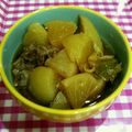 ハレルヤるんるんるん's cooksnap of when they made 圧力鍋で簡単❤大根と牛バラ肉の煮物❤.