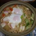 Becof's cooksnap of when they made コチュ入り味噌煮込みうどん　風邪用.