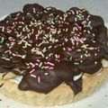 みぃまぁです's cooksnap of when they made 超簡単♪お祭りのチョコバナナ風タルト☆☆.