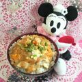 みなみんくっきんぐ's cooksnap of when they made プリとろ・えびたま丼.