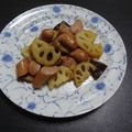 料理作造's cooksnap of when they made しいたけが主役☆れんこんのバター正油炒め.