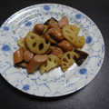 料理作造's cooksnap of when they made しいたけが主役☆れんこんのバター正油炒め.