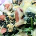 ランドマーク☆'s cooksnap of when they made ほうれん草とウィンナーのチーズ焼き.