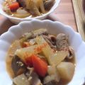 プーちゃんちゃん's cooksnap of when they made 味噌でつくるモツ煮込み.