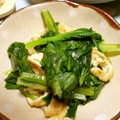 ☆ゆぅころりん☆'s cooksnap of when they made 小松菜と油あげの簡単煮.