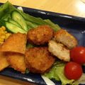 コルとチョコ's cooksnap of when they made 簡単☆鶏ひき肉のレンコンはさみ揚げ.