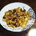 love2lucky's cooksnap of when they made さつまいもと大豆のはちみつしょうゆ.