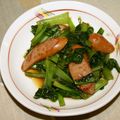 うーたん1014's cooksnap of when they made 小松菜のにんにく醤油炒め♪.