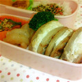 あやの06's cooksnap of when they made お弁当にふわふわ肉だね★蓮根の挟み焼き.