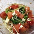みぃはるひぃ's cooksnap of when they made 水菜と豆腐のサラダ.