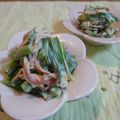 ぴよまめ。's cooksnap of when they made 小松菜とカニカマのマヨサラダ.