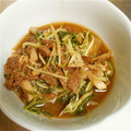よっちゃん★☆★'s cooksnap of when they made 牛こま切れ肉と水菜の炒め物.