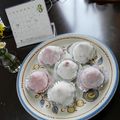 ももさく。's cooksnap of when they made おじいちゃん好物こしあん大福♪.