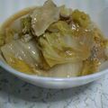 yanguchi's cooksnap of when they made ほっこり白菜と豚バラの醤油煮.