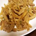 サトモユリア's cooksnap of when they made 牛蒡と大根と肉の甘辛炒め.