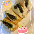 yu🐓's cooksnap of when they made 大福入り♡ホットサンド.