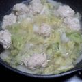 たぬとん's cooksnap of when they made 土鍋で白菜と鶏肉団子煮.