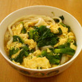 あちゅう's cooksnap of when they made とろ～り☆卵と菜の花の春色うどん.