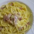 さちちね's cooksnap of when they made 失敗しらず。全卵で作るカルボナーラ。.