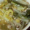 ジュゴパン's cooksnap of when they made 白菜とひき肉のおいしいスープ.