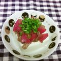 龍青空ママ's cooksnap of when they made なめたけとトマト　ｄｅ　冷奴.