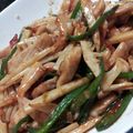くーにゃﾝ's cooksnap of when they made 旦那が喜ぶ☆青椒肉絲(⌒‐⌒).
