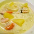 alpage's cooksnap of when they made 鮭と野菜のクリーム煮.
