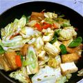 お料理初心者ママ's cooksnap of when they made たれが絶妙！キャベツと厚揚げの味噌炒め♪.
