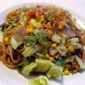 kazoomdub's cooksnap of when they made 海外在住の方必見！！パスタｄｅ焼きそば.