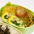 なななな♡MaMa's cooksnap of when they made お弁当の彩りに♪　卵巻きほうれん草.