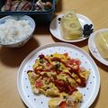 よちりん's cooksnap of when they made トマトと色々具材のオムレツもどき♫.