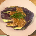 Buono's cooksnap of when they made 蒸し茄子のごまだれがけ.