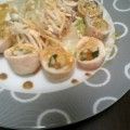どおなつ's cooksnap of when they made 鶏ささ身ロールわさびマヨネーズソース.