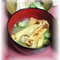 ＴＯＭＯＷＡＴ's cooksnap of when they made ✿うめえ！オクラと焼きあげの味噌汁✿.
