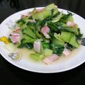 じょなりーな's cooksnap of when they made チンゲン菜とベーコンの中華炒め.