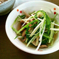 cheese116's cooksnap of when they made ♡水菜のさっと煮　柚子コショウ風味♡.