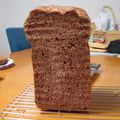 saosho's cooksnap of when they made チョコ食パン☆.