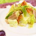 soyumina's cooksnap of when they made 豚肉ともやしの蒸し煮★梅干入り.