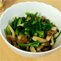 みゅうこ831's cooksnap of when they made 簡単！春菊とブナシメジで前菜！.