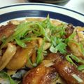トイプーメイたんたん's cooksnap of when they made 簡単ヘルシー♪きのこ鶏照り焼き丼.