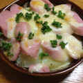 リリーK's cooksnap of when they made ジャガイモと魚肉ソーセージのチーズ焼き.