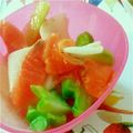 フシッチェ's cooksnap of when they made サーモンと大根のわさびマリネ.