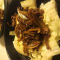 ゾミコ's cooksnap of when they made 牛しぐれとキャベツ.